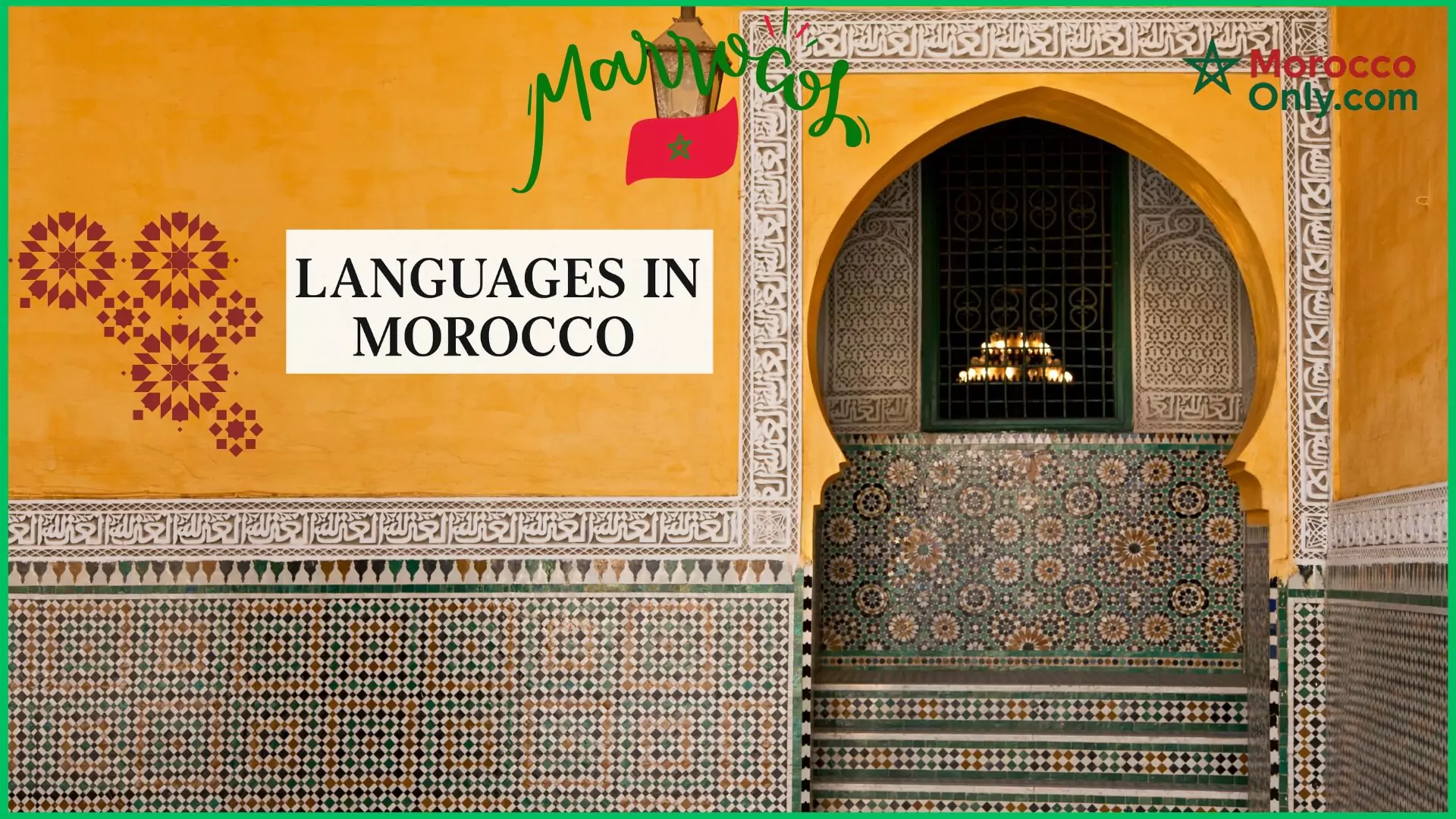 Explore Morocco's languages—Arabic, French, and Berber